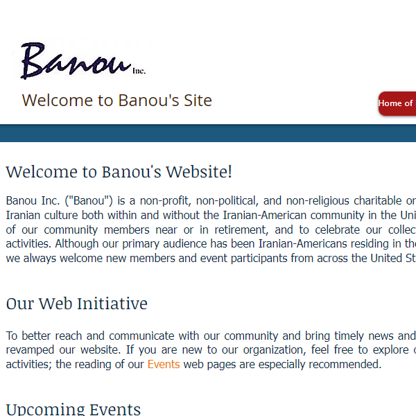 Iranian Organization in New Jersey - Banou Inc.
